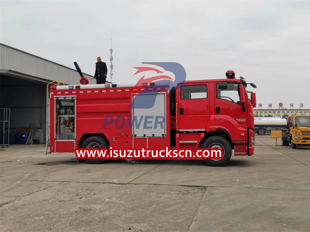 xe cứu hỏa isuzu