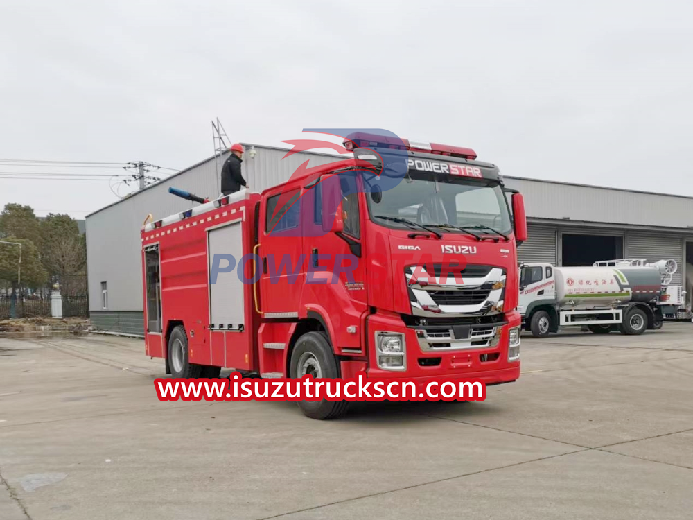 xe cứu hỏa isuzu