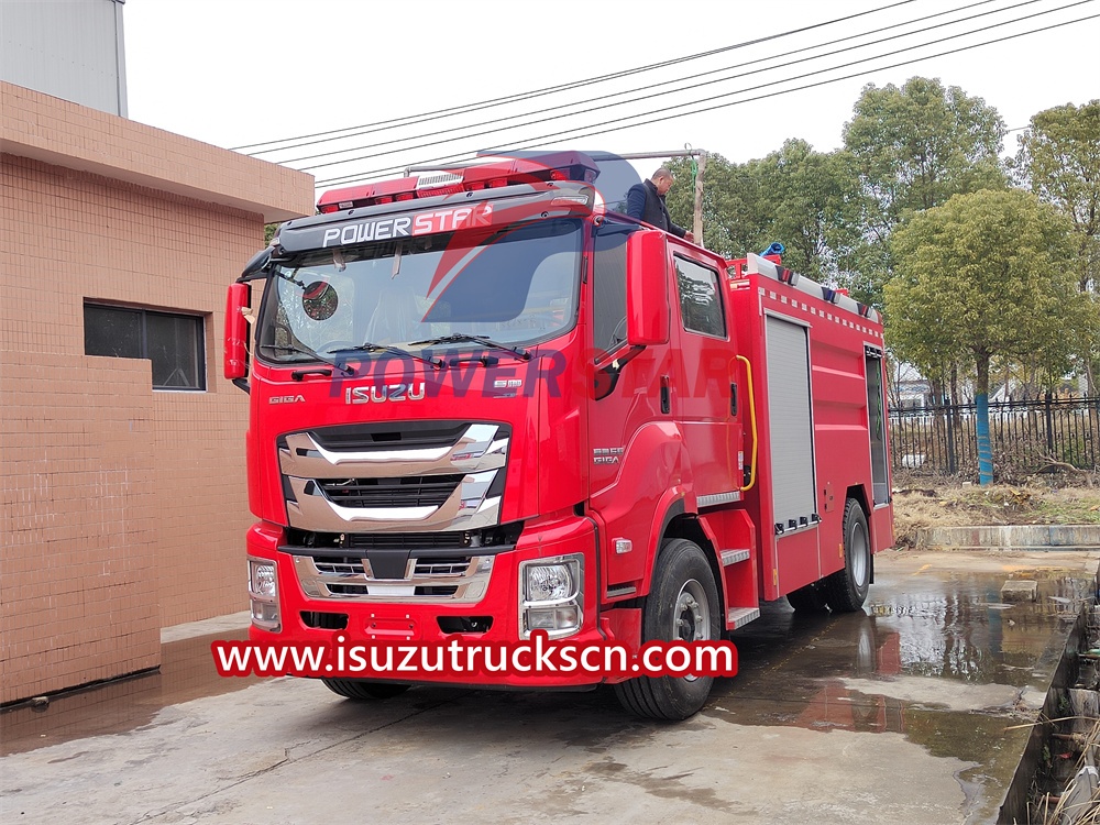 xe cứu hỏa isuzu