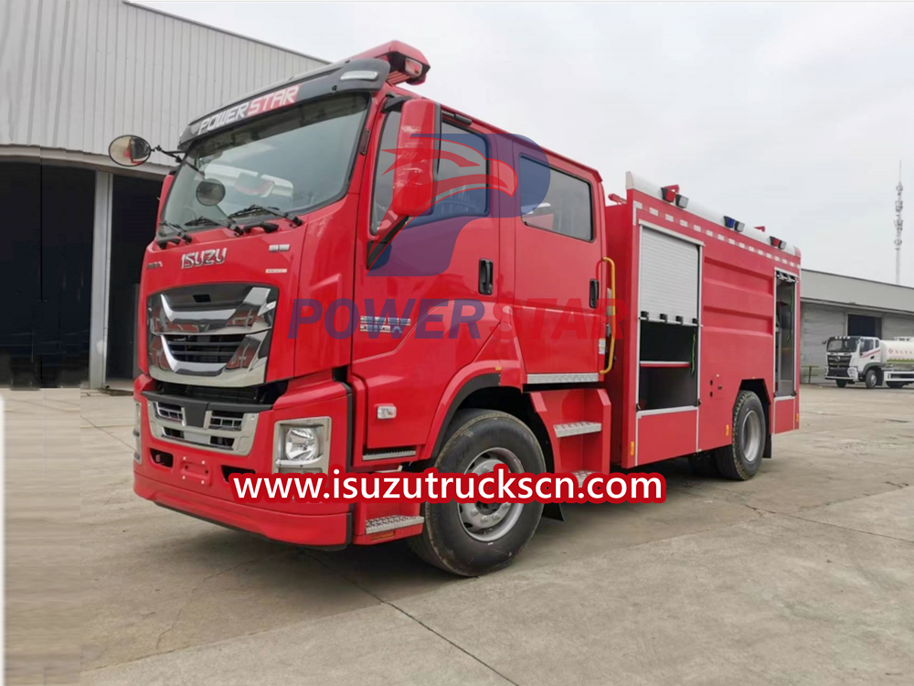 xe cứu hỏa isuzu