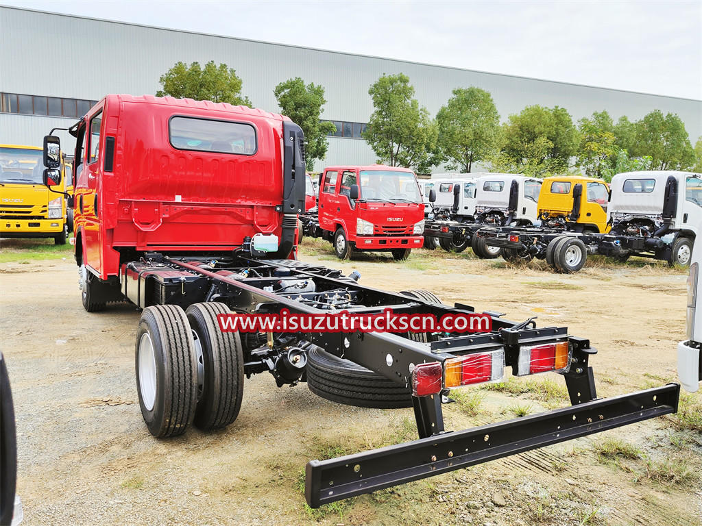 ISUZU NPR fire truck chassis cabin