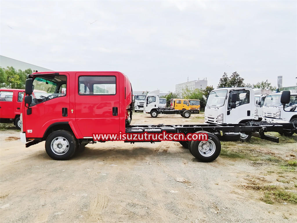 ISUZU NPR fire truck chassis cabin