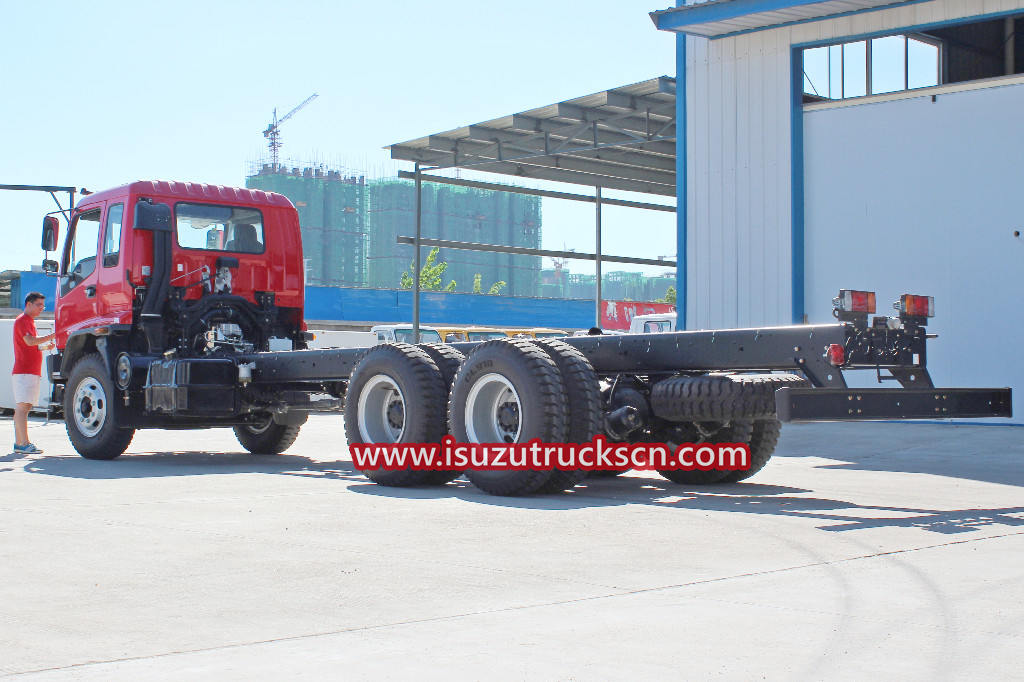 New Isuzu 6X4 10wheels cabin chassis trucks for sale