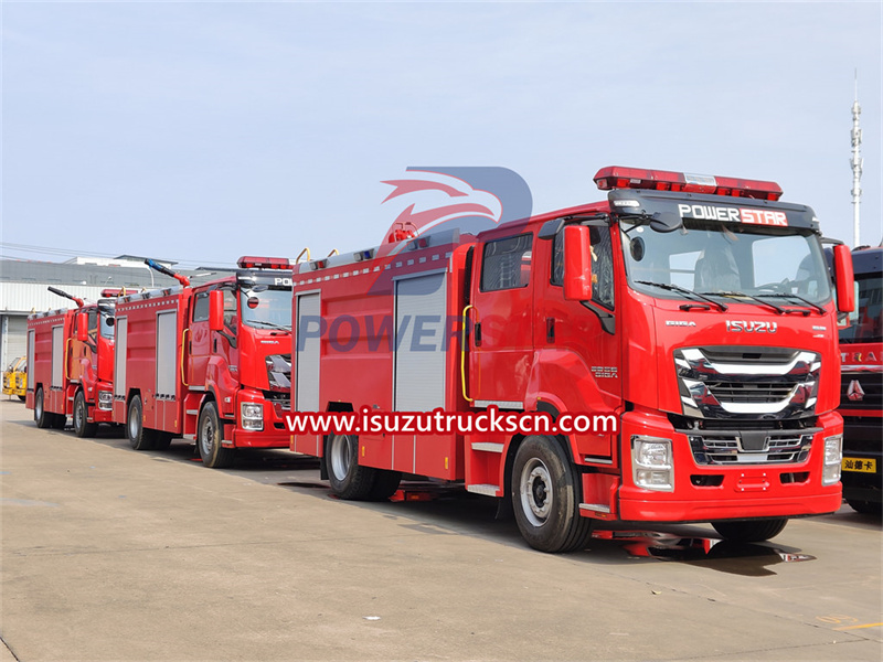 Xe cứu hỏa Isuzu giga