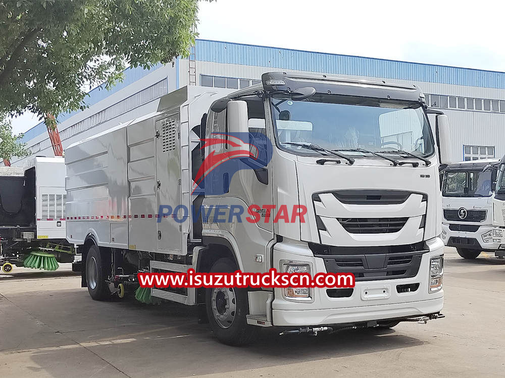 Máy quét đường điện Isuzu