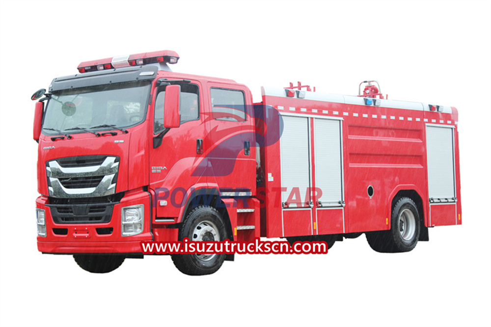 xe cứu hỏa isuzu