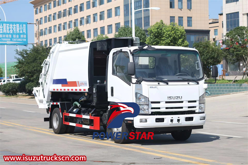 isuzu garbage compactor truck