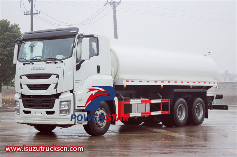 isuzu giga water tanker truck