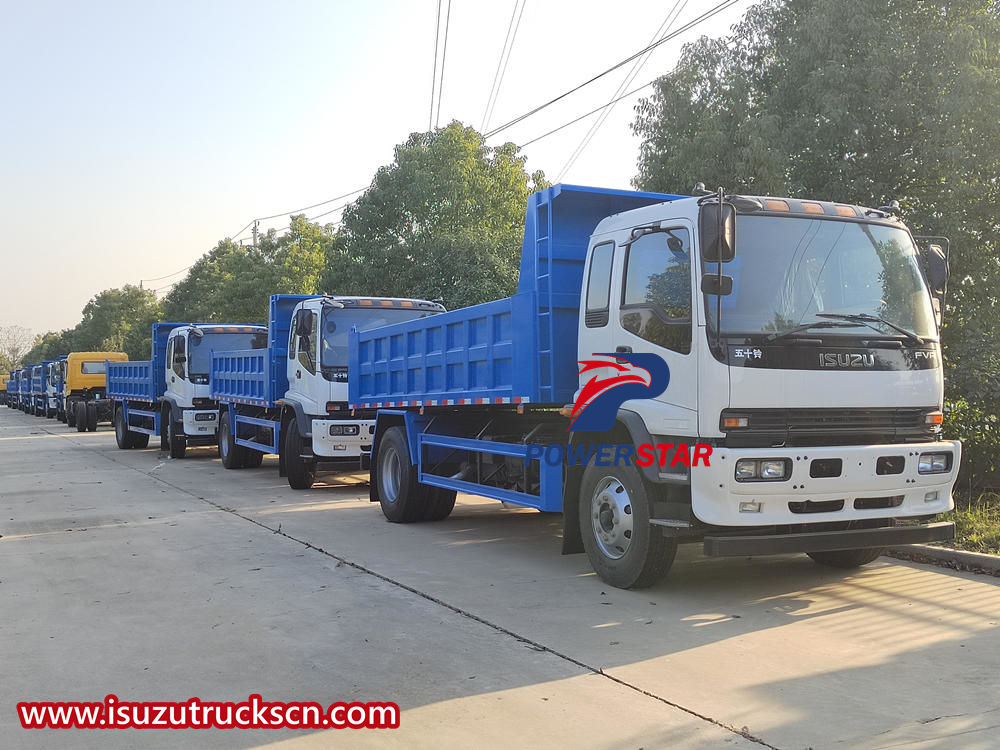 Xe ben thủy lực Isuzu