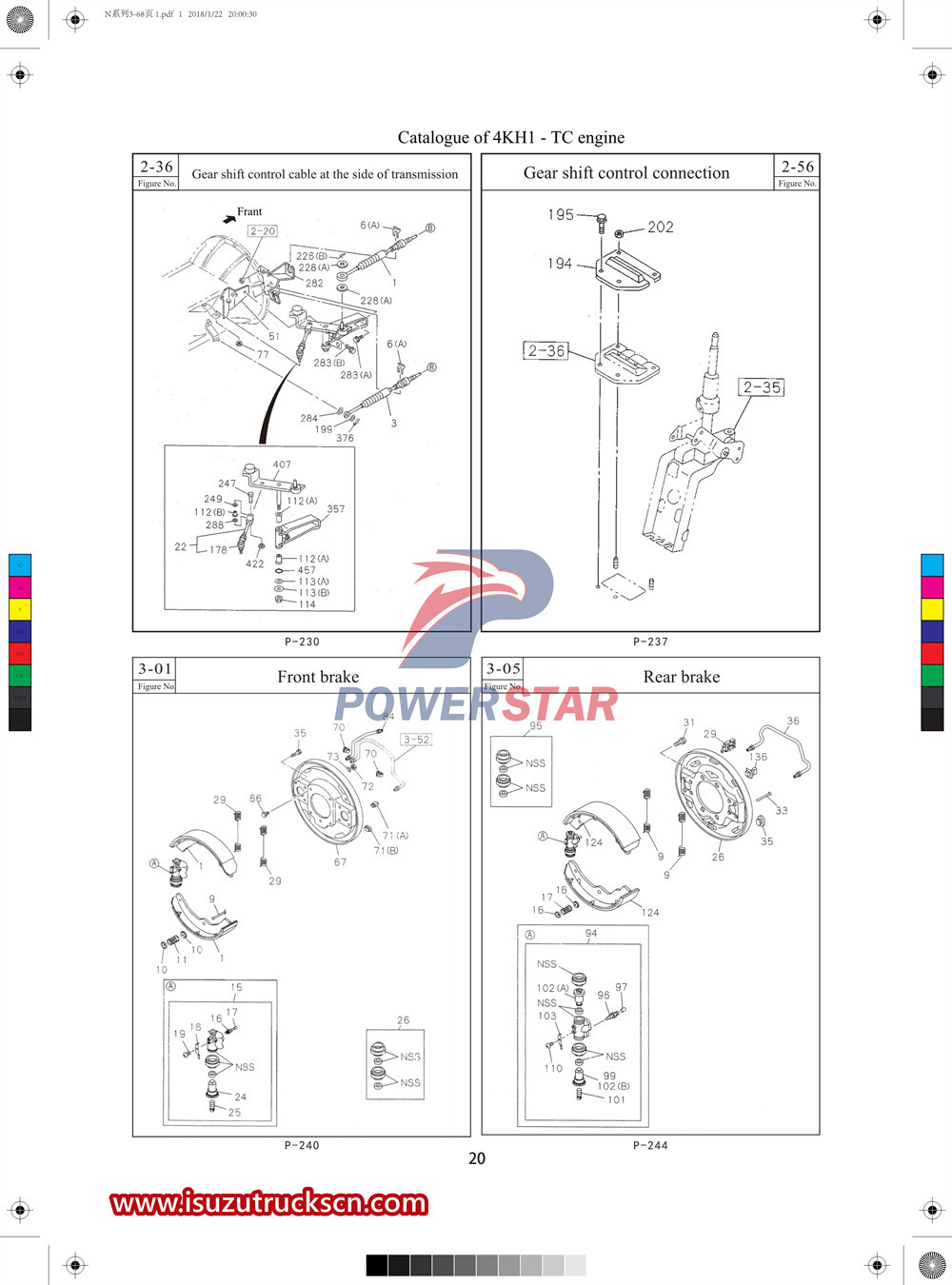 Danh mục phụ tùng thương mại Isuzu N-series1