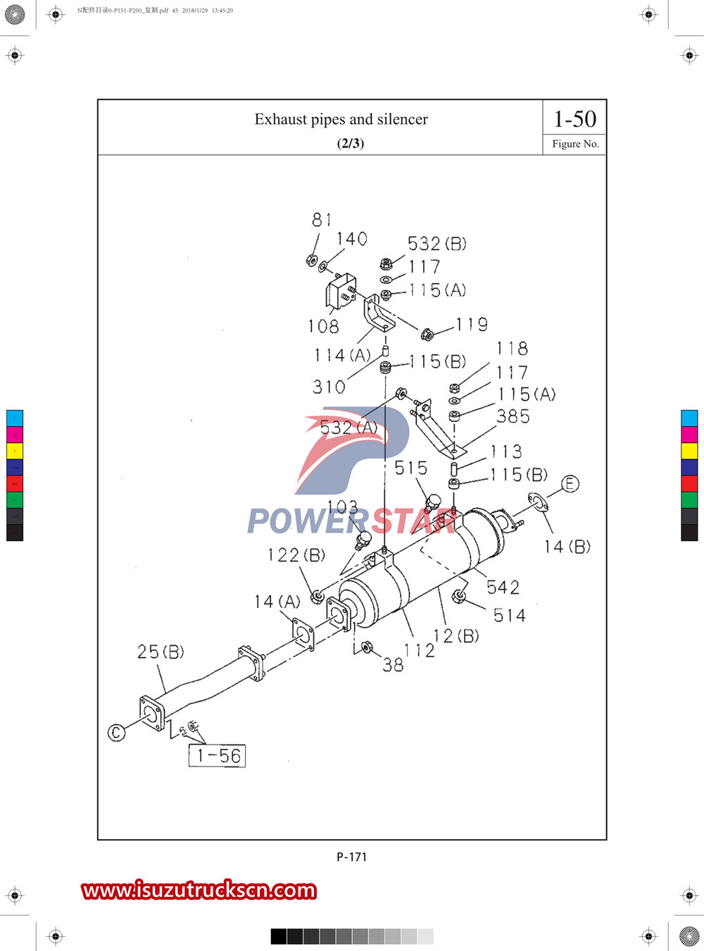 Danh mục phụ tùng thương mại Isuzu N-series1