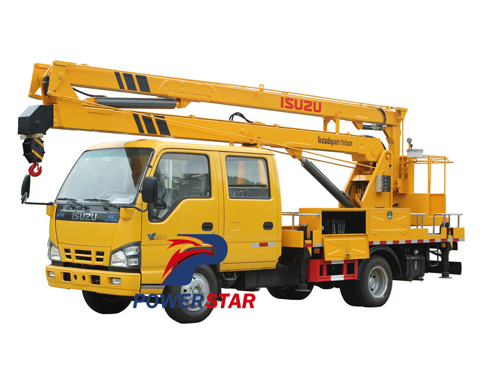 Xe tải sàn nâng Isuzu 600P 16m