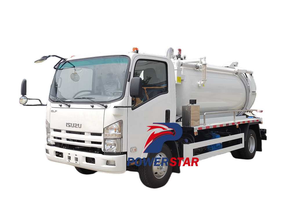 Philippine Isuzu 8000 liters gully sucker truck