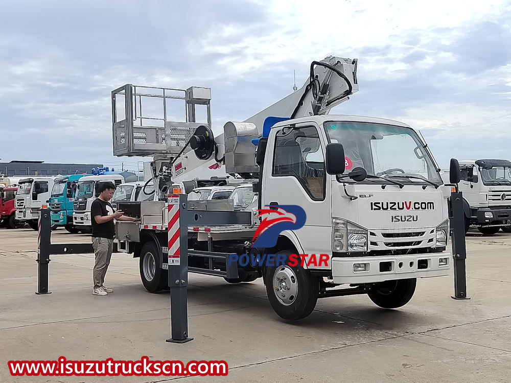 Xe tải sàn làm việc trên không Isuzu