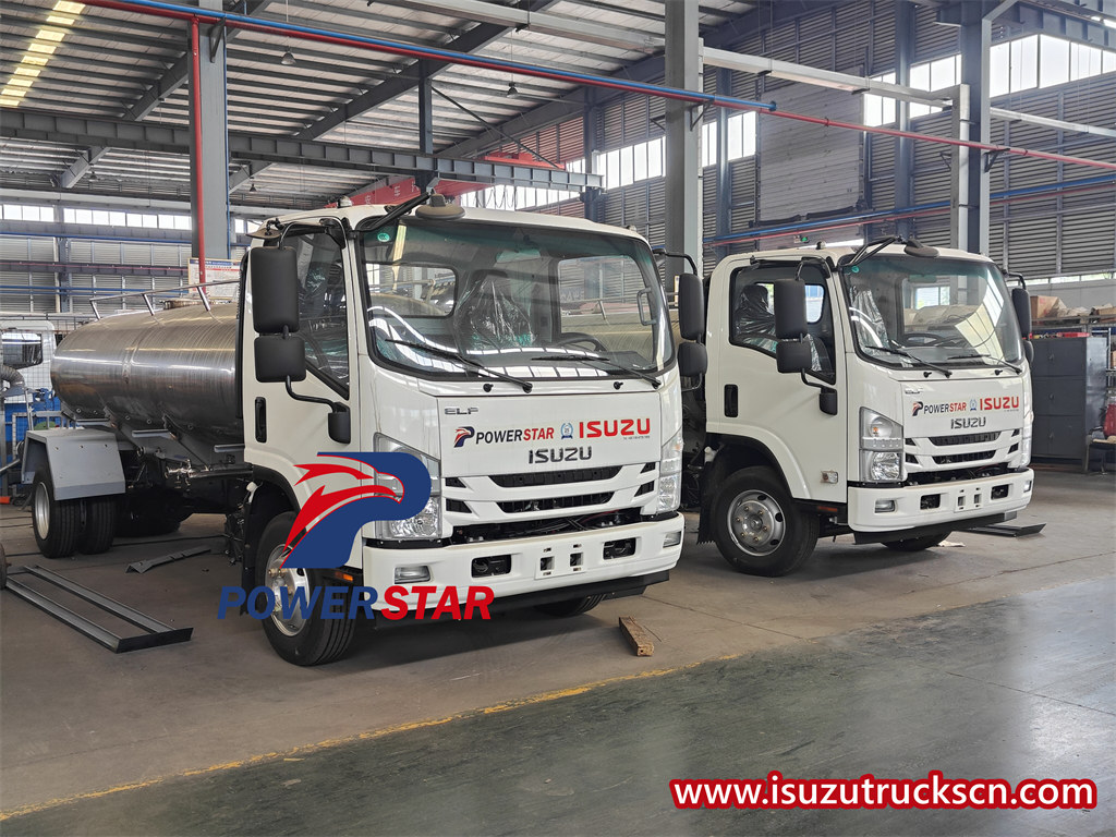 Cách đóng thùng chở nước uống Isuzu NPR