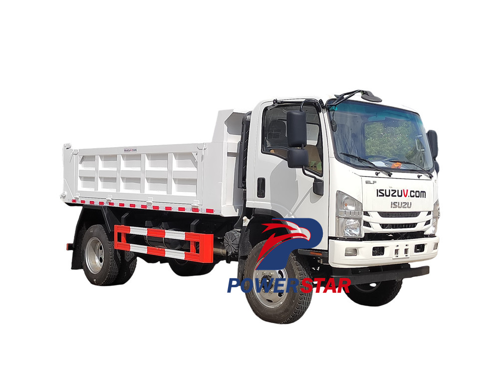 Isuzu diesel engine 4x4 dump truck