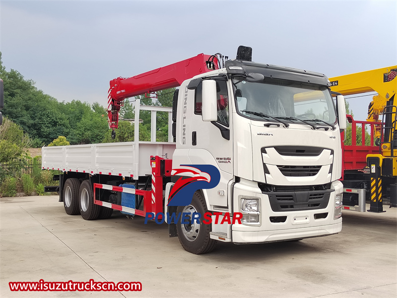  Isuzu GIGA 6x4 boom crane truck