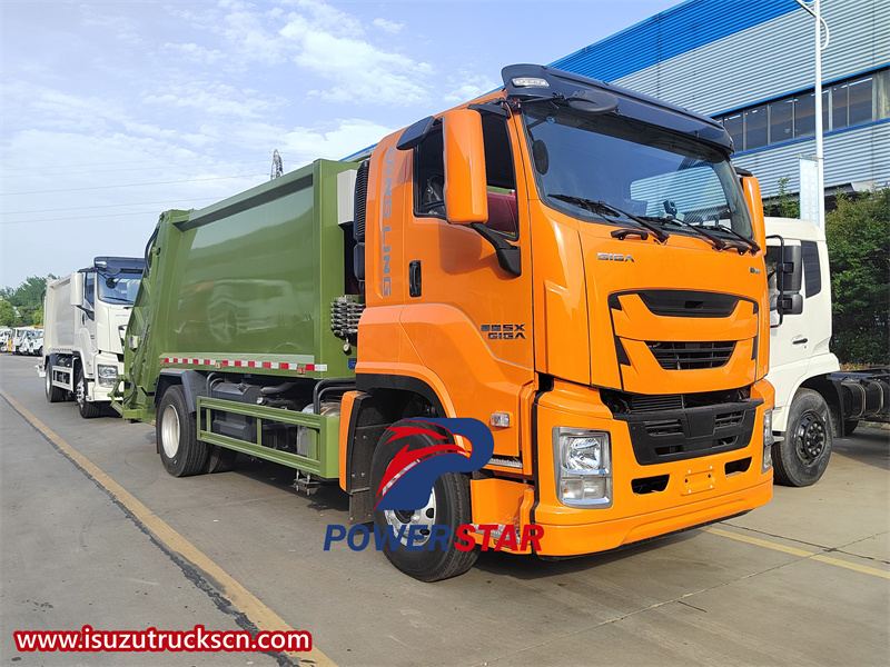 Isuzu 15 cbm waste management trash truck