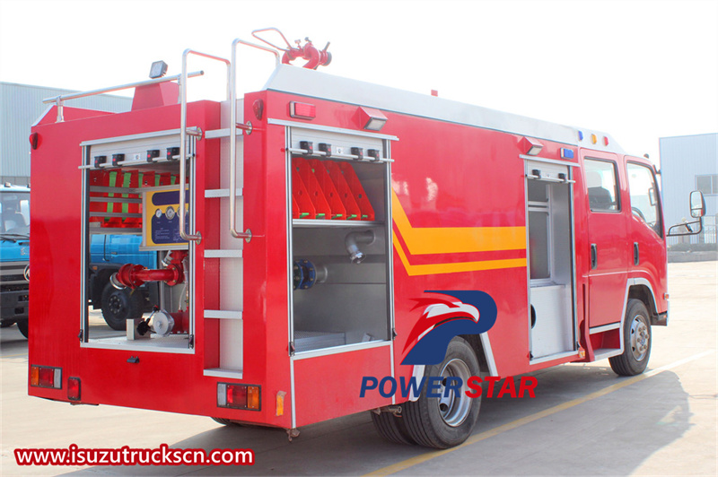 Isuzu 700P 4x2 5 tons fire rescue truck