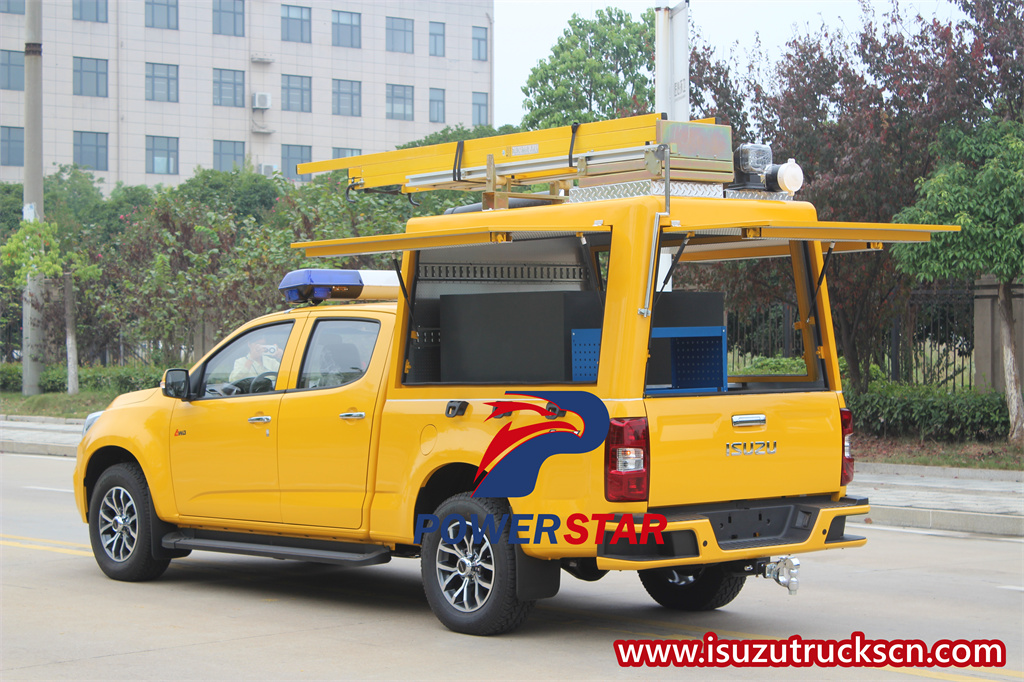 ISUZU 4x4 offroad pickup mobile workshop truck