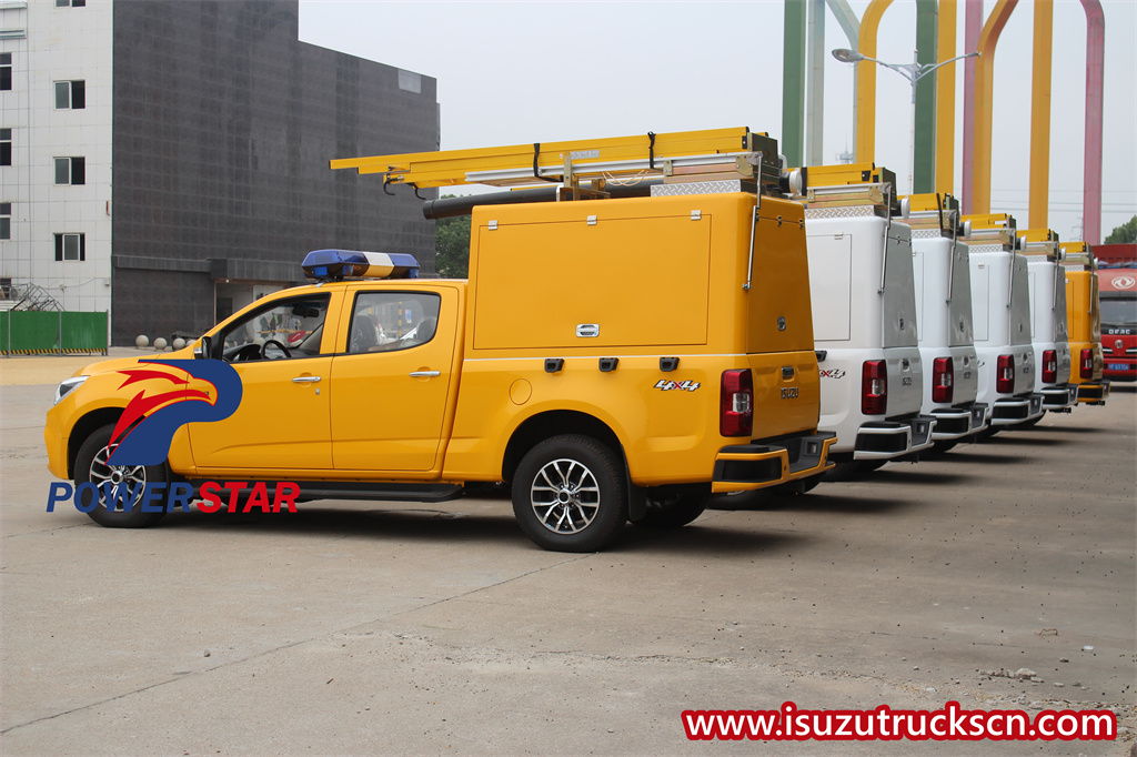 ISUZU 4x4 offroad pickup mobile workshop truck