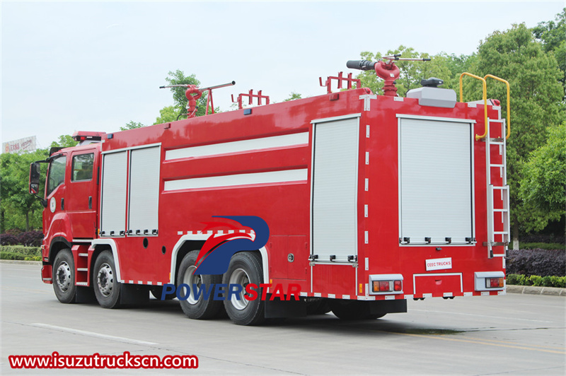 Isuzu Giga police dry powder fire truck