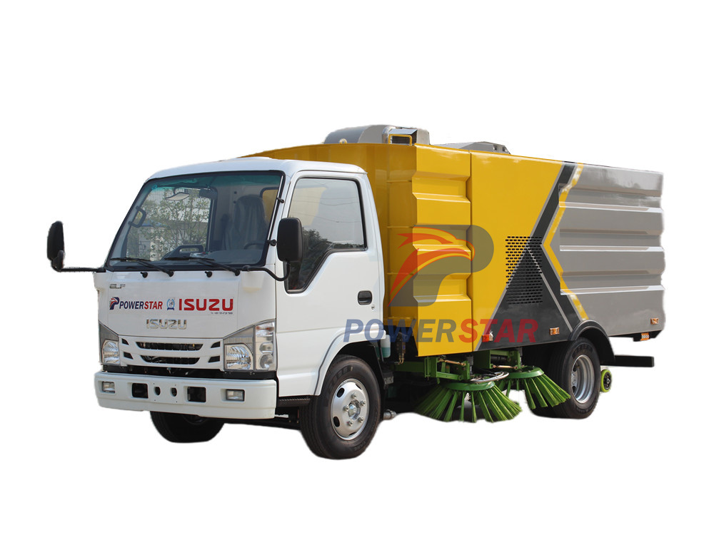 Isuzu 100P road sweeper truck 