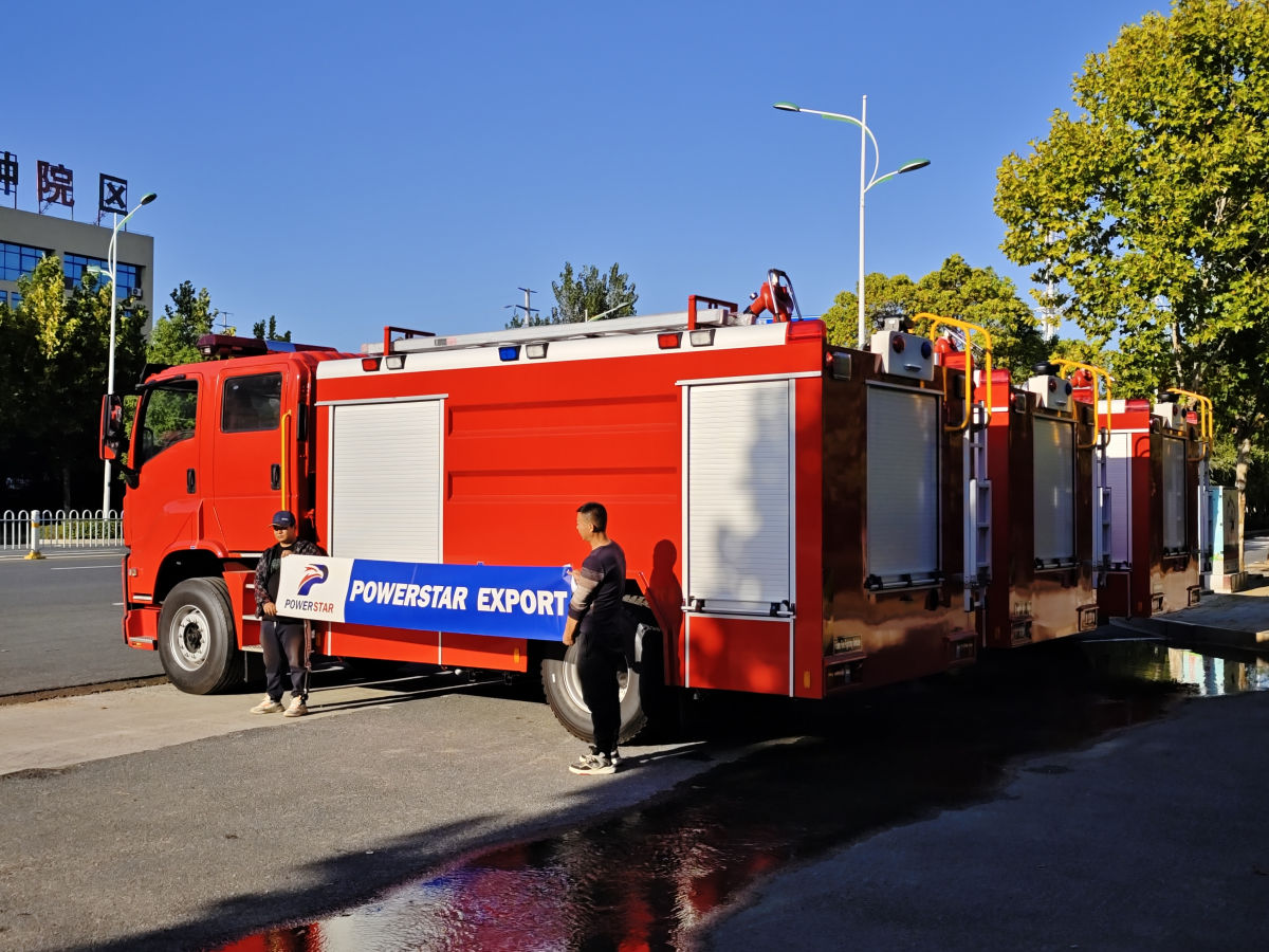 Isuzu Giga midum Rescue Fire Truck for Ethiopia 