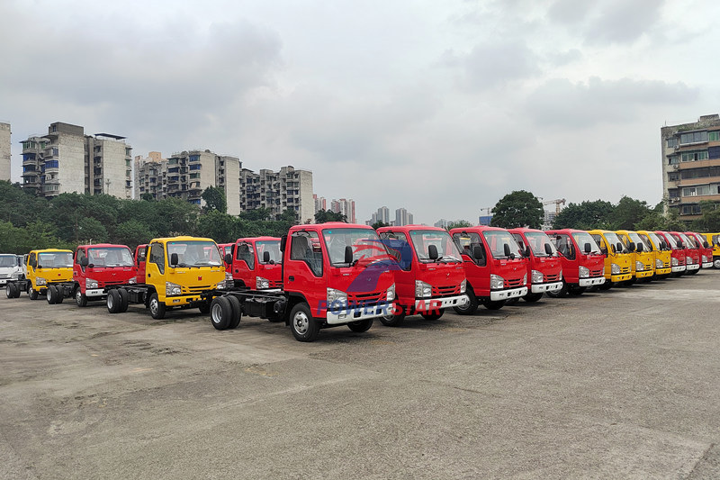 Isuzu fire truck chassis