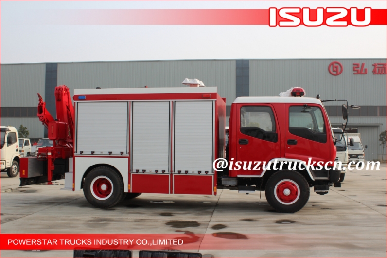 2015 good quality Isuzu Emergency Rescue Vehicle Fire Truck for sale