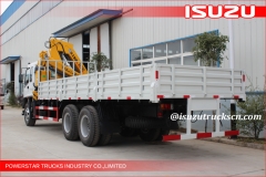 Isuzu Brand hydraulic cylinder pickup truck crane,truck with crane 10ton