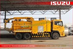 Isuzu Sewer Cleaning Combination Vacuum Jetting Trucks