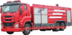 ISUZU GIGA Brand water foam fire engine trucks