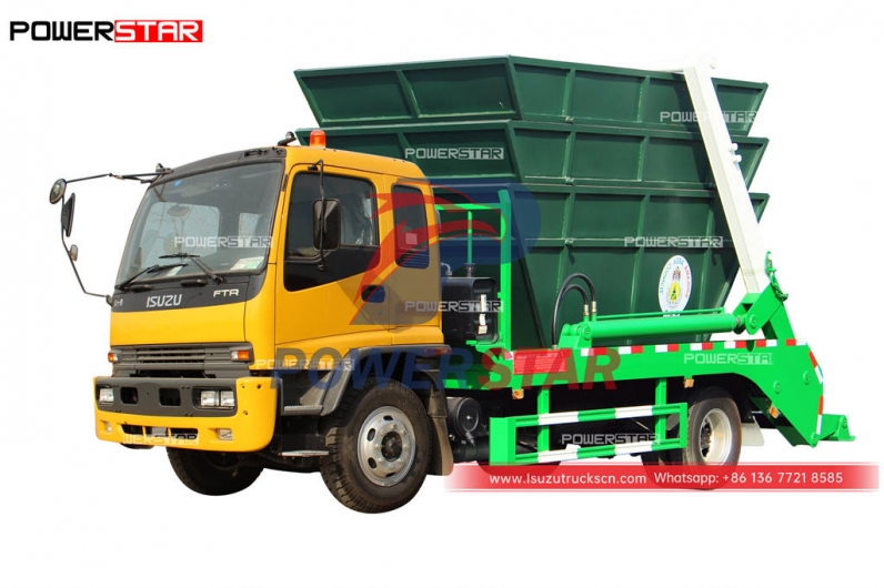 Vietnam ISUZU FTR 10CBM swing arm garbage truck for sale