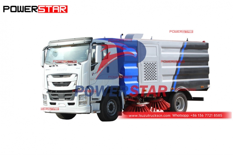 ISUZU GIGA 6 wheeler highway sweeping truck at best price