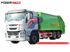 Hot sale ISUZU GIGA 10 wheeler 22CBM compressed refuse truck