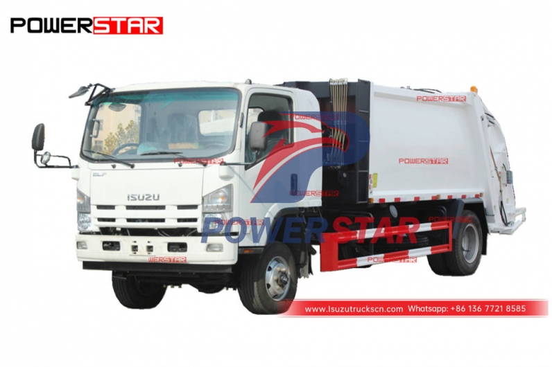 Philippines ISUZU 4×4 AWD 8CBM waste compression truck for sale