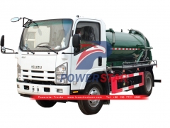 Factory original ISUZU 700P sewer cleaner truck