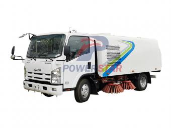 Isuzu NPR street cleaner truck