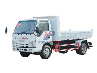 Isuzu elf NKR sludge transport dumper truck