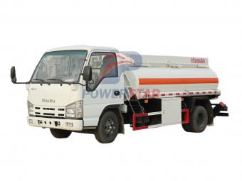 Isuzu NKR 3CBM mini mobile fuel bowser tanker truck