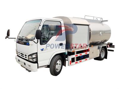 Isuzu NKR 5000liters mobile helicopter refueler truck