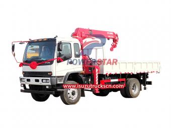 Isuzu 4x4 All Wheel Drive Boom Crane Truck