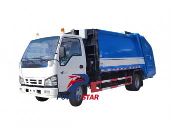 Philippine Isuzu NKR trash collector truck