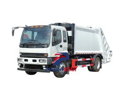 Philippine ISUZU FVR 14cbm waste disposal truck