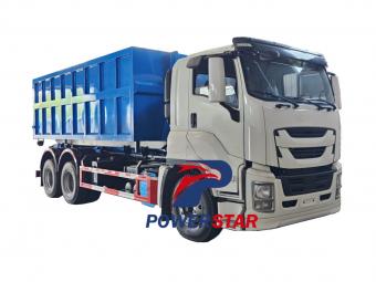 ISUZU GIGA 6×4 hook lift garbage truck