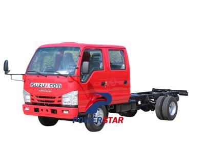 Isuzu ELF 100P double cabin light truck chassis