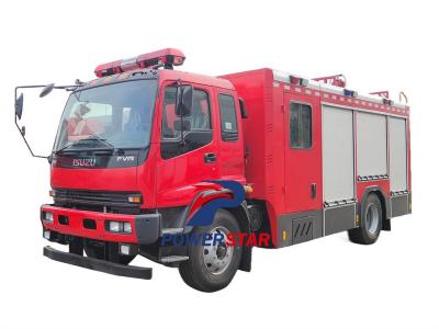 Isuzu FVR fire rescue pumper truck