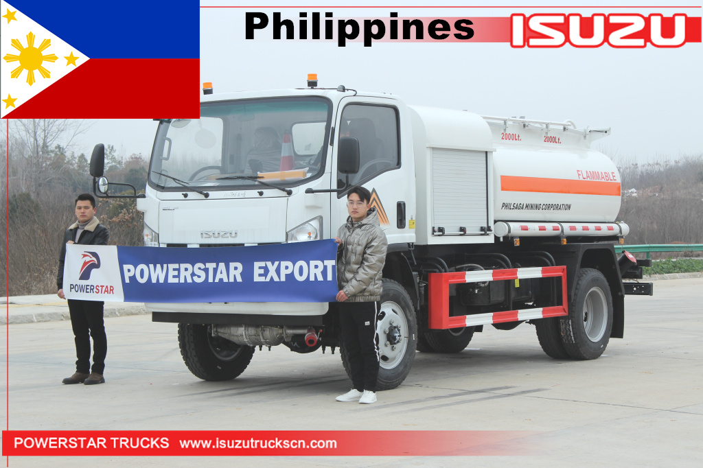 Philippines - ISUZU 4X4 Bình xăng dẫn động bốn bánh có bộ phân phối
    