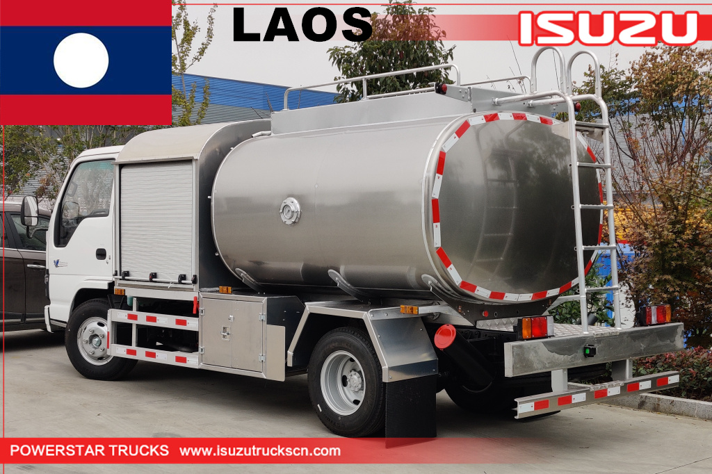 Lào - 1 chiếc Xe bồn tiếp nhiên liệu máy bay ISUZU
    